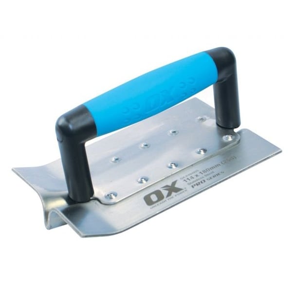 Pro 4-1/2"x7" Medium Groover Stainless Steel 3/8" deep x5/16" wide